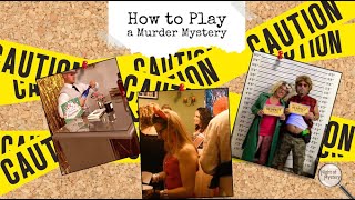 How To Play A Murder Mystery Game  Murder Mystery Games  Night of Mystery [upl. by Wilfrid912]