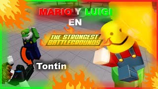 LOS SUPER HERMANOS CABEZON MARIO Y LUIGI EN LOS CAMPOS DE BATALLA MAS FUERTES [upl. by Lasyrc281]