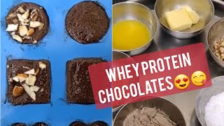 Whey Protein Chocolates Dr Sharvari Inamdar Homemade Super Nutritious Recipe [upl. by Aid674]