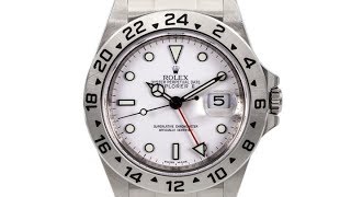 Rolex Explorer 11 Ref 16570 2006 Mint example with box and papers [upl. by Tekla]