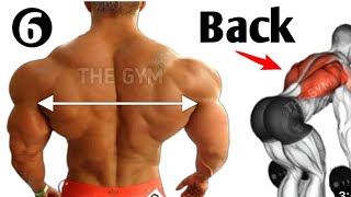 Back Workout At Gym 6 Effective Exercises [upl. by Anha]