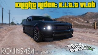 GTA 5 Knight Rider KITT v10b  Рыцарь дорог [upl. by Milurd]