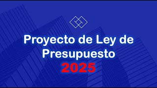 Proyecto de Ley de Presupuesto 2025  Resumen [upl. by Aivata]