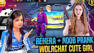 World Chat Noob Prank On Angry Girl 😡 [upl. by Elinore]