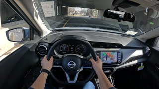 2022 NISSAN KICKS POV TEST DRIVE  Underpowered As They Say [upl. by Base]