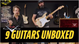 9 Custom Shop Fenders Unboxed [upl. by Roselia]