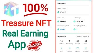 Treasure NFT  Treasure NFT Real Earning App With Proof [upl. by Jun329]