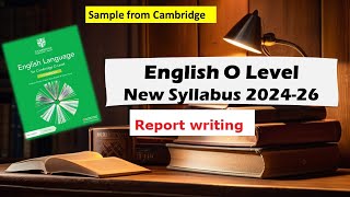 Directed WritingReport Sample from Cambridge [upl. by Ayotnahs]