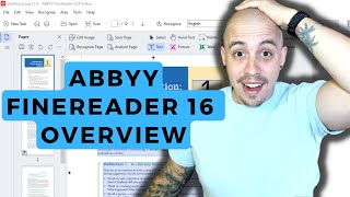 Abbyy Finereader 16  Overview of OCR Editor [upl. by Eiramenna875]