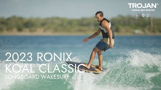 Ronix Koal Classic Longboard  2023 Wake Surf Board [upl. by Oralia174]