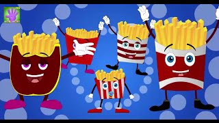 French Fries Finger Family  Food Finger Family  Finger Family HD [upl. by Brig]