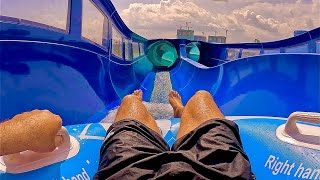 SplashMania Waterpark  Twin Turbo Slide [upl. by Atnek]