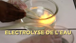 Electrolyse de leau [upl. by Dodge]