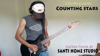 OneRepublic Counting Star Electric Guitar Cover by Santi Home Studio [upl. by Etep347]