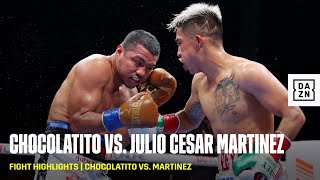 FIGHT HIGHLIGHTS  Román Chocolatito González vs Julio Cesar Martinez [upl. by Yseulta]