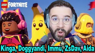 LEGO Fortnite TÚLÉLŐ Haverokkal  Survival LIVE w Kinga Andi Immu ZsDav Aida [upl. by Haet994]