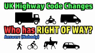 My Ponderings on the Highway Code Changes January 2022 [upl. by Mide]