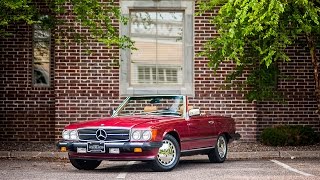 1989 Mercedes 560 SL  Morries Heritage Car Connection [upl. by Lecirg13]