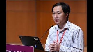 Chinese scientist He Jiankui defends worlds first geneedited babies [upl. by Tanberg]