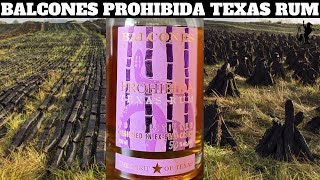 Balcones Prohibida Texas Rum Finished in ExPeat Casks Review [upl. by Omor]