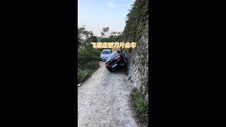 飞檐走壁刀片会车 小心驾驶请勿模仿 危险动作请勿模仿安全出行 这是什么操作 [upl. by Nanfa]