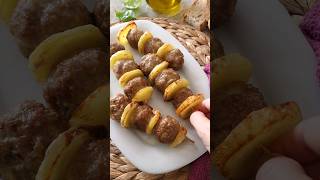 Spiedini di polpette con patate [upl. by Wall]