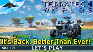 TerraTech is Back 😻  Lets Play TerraTech Worlds Playtest s01 e01 [upl. by Einwahs]