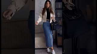 6 Looks Com Saia Jeans que provam a versatilidade da peça [upl. by Carmon]