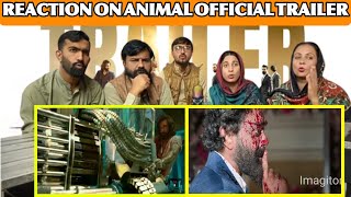 REACTION On ANIMAL OFFICIAL TRAILER Ranbir Kapoor  Rashmika M Anil K Bobby D [upl. by Zehe]