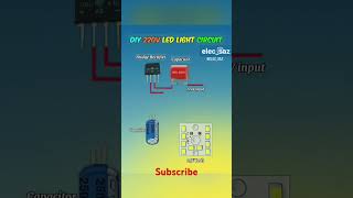 Diy 230v led light💡 circuit dc 24v  diy subscribe [upl. by Klenk851]