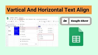 How to Easily Align Text Both Vertically and Horizontally in Google Sheets [upl. by Ahsinyar]