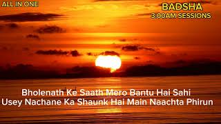 hame nachne ka shauk tha usse nachna aata hai songlyrics and music BADSHA song  All in one [upl. by Boony306]