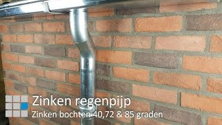 Zinken regenpijp bochten [upl. by Kosel260]