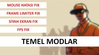 GTA SAN ANDREAS  TEMEL DOWNGRADE MODLAR  Bu Modlar Olmadan Oyunu Oynamayın  2023 [upl. by Aienahs]