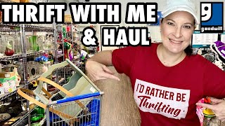 GOODWILL THRIFTING HOME DECOR  THRIFT HAUL  THRIFT WITH ME [upl. by Diaz27]