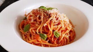 Spaghetti Napoletana  Italian cooking Journey  Homefoodbuzz [upl. by Ulysses599]