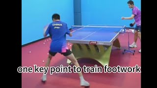 【table tennis】If you train to achieve this your footwork will become faster and fasterby ZhangJk [upl. by Yusem254]