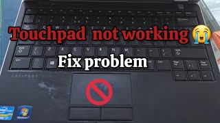 Dell Touch pad not working How to fix On Dell laptop touchpad on Windows 10 Dell latitude E6230 [upl. by Stewardson]