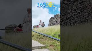 Walking up to the Fort Amsterdam in St Maarten  Windstar Windsurf Cruise Tour [upl. by Tap325]