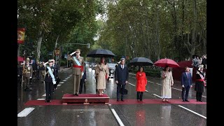 BRAVE Spainish National Day Prade During Rain shorts [upl. by Akeemaj293]