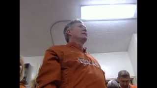 Texas Longhorns locker room after 06 Rose Bowl win vs USC [upl. by Ynnavoj]