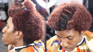 MUST WATCH HAIRCUT TRANFORMATION SIR CRUSES END OF 6 MONTH 360 WAVE WOLF [upl. by Elyak]