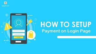 How to setup payment on Login page [upl. by Anialam754]