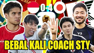 INDONESIA DIHAJAR HABIS SAMA JEPANG KOSONG EMPAT UDAH KUBILANG PAKAI TAKTIKKU COACH ADUHHH WKWKWK [upl. by Thayer]