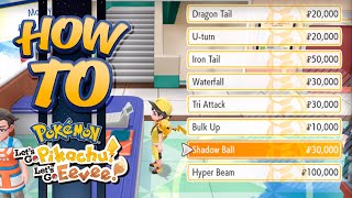 HOW TO GET TM43 Shadow Ball in Pokémon Lets Go Pikachu amp Eevee [upl. by Sender51]