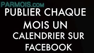 Tuto Zapier  publier automatiquement le calendrier du mois prochain sur Facebook [upl. by Dody687]