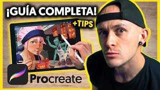 Cómo DIBUJAR en PROCREATE ⚡️✍🏻 El Tutorial DEFINITIVO Tips [upl. by Stedt164]