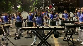 Olympic Fanfare  Arellano University Drum and Bugle Corps  Poblacion Makati Fiesta 2024 [upl. by Ekal]