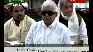 Lalu Yadav in Lok Sabha [upl. by Yojenitsirk]