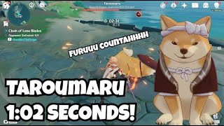 BOSS TAROUMARU HIGHEST DIFFICULTY 102 SECONDS [upl. by Ehtylb832]